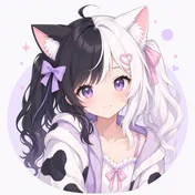 KiKi 双马尾居家猫娘头像