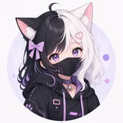 KiKi 科技兜帽口罩猫娘头像